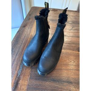 Martens Shoes Dr Martens Rometty Warm Wair Lined Leather